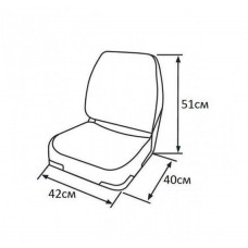 Сиденье Newstar складное gray (75126G)