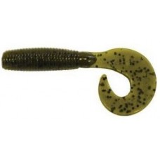 Силикон Big Bite Baits Finesse Grub 4" Pump. Pepper Green 10 шт (1838.00.95)