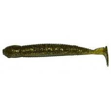 Силикон Big Bite Baits Paddle Tail Grub 3.25" Gold Avocado 10 шт (1838.01.34)