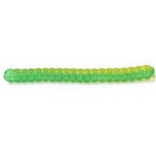 Силикон Big Bite Baits Trout Worm 1" Green/Yellow 10 шт (1838.01.67)