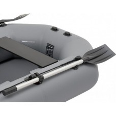 Колібрі К-250Т (Kolibri K-250T) темно-сірий надувний гребний човен + слань-килимок