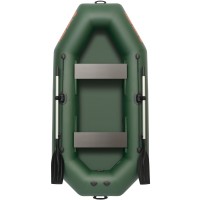 Колібрі К-260Т (Kolibri K-260T) зелений надувний гребний човен + слань-книжка
