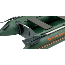 Колібрі КМ-260 (Kolibri KM-260) зелений моторний надувний човен + слань-килимок