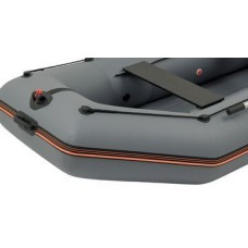 Колібрі КМ-280 (Kolibri KM-280) темно-сірий моторний надувний човен + Air-Deck