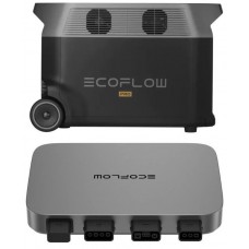 Комплект энергонезависимости EcoFlow PowerStream – микроинвертор 600W + зарядная станция Delta Pro + 2 x 400W стационарные солнечные панели