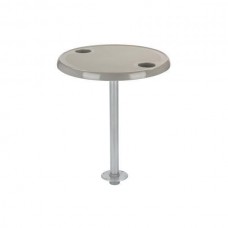 Набор Newstar круглый стол со стойкой , цвет серый (75201-04)