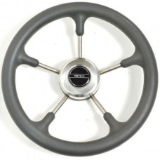 Рулевое колесо Pretech нержавейка 32 см серое (Pretech GS)