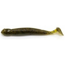 Силикон Big Bite Baits Paddle Tail Grub 1.75" Green Pumpkin 10 шт (1838.01.53)