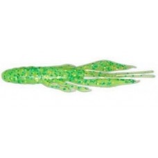 Силикон Jackall Waver Shrimp 3.5" Chart/lime chart flake 7 шт