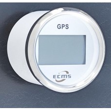 GPS спидометр с компасом ECMS белый PLG2-WS-GPS (800-00171)