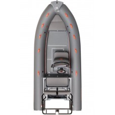 Надувний човен RIB Kolibri Wing Ultra W500UT, світло-сірий