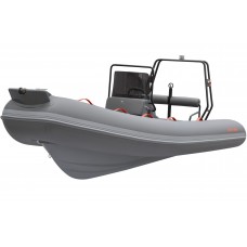 Надувний човен RIB Kolibri Wing Ultra W500UT, світло-сірий
