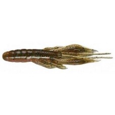 Силикон Jackall Waver Shrimp 2.8" Green Pumpkin/Natural 8 шт