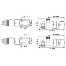 Автоматична помпа низького профілю SeaFlo 1100 (SFBP1-G1100-14A)