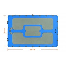 Колібрі ДК-320 (Kolibri DK-320) світло-сіра надувна док-платформа
