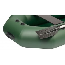 Колібрі К-240Т (Kolibri K-240T) зелений надувний гребний човен + слань-книжка
