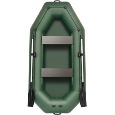 Колібрі К-280СТ (Kolibri K-280CT) зелений надувний гребний човен + Air-Deck