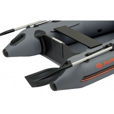 Колібрі КМ-200 (Kolibri KM-200) темно-сірий моторний надувний човен + Air-Deck