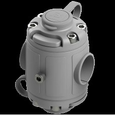 Замки и монтажная площадка FASTEN для установки на трубу 30, 32 мм, серая (FMr232)