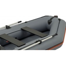 Колібрі КМ-260 (Kolibri KM-260) темно-сірий моторний надувний човен + Air-Deck