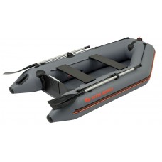 Колібрі КМ-260 (Kolibri KM-260) темно-сірий моторний надувний човен + Air-Deck