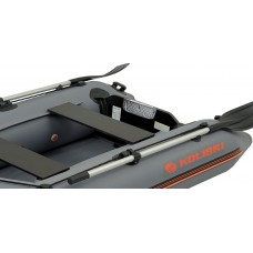Колібрі КМ-260 (Kolibri KM-260) темно-сірий моторний надувний човен + Air-Deck