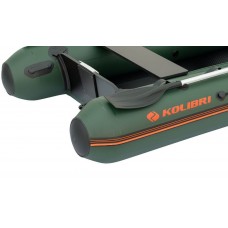 Колібрі КМ-300ХЛ (Kolibri KM-300XL) зелений моторний надувний човен + Air-Deck