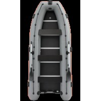 Kolibri KM-400DSL ciemnoszary ponton motorowy z kilem + aluminiowe wiadro