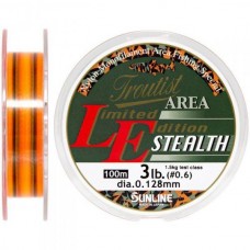 Леска Sunline Troutist Area LE Stealth 100 m #0.6/0.128 mm 1.5 кг (1658.05.66)