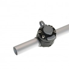 Замок и монтажная площадка FASTEN для установки на трубу 30, 32 мм, черно-серая (FMr132)