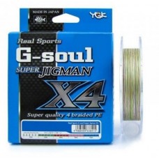 Шнур YGK X-Braid Super Jigman X4 200m# 0.6 12lb/5.45kg (FS0642624)