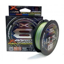 Шнур YGK X-Braid Upgrade Pentagram X8 150m#0.8 16lb/7.26kg (FS0645505)