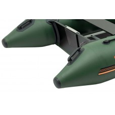 Колібрі КМ-360Д (Kolibri KM-360D Профі) зелений моторний кільовий надувний човен + алюмінієвий пайол