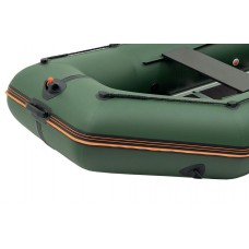 Колібрі КМ-360Д (Kolibri KM-360D Профі) зелений моторний кільовий надувний човен + алюмінієвий пайол