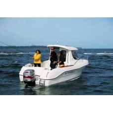 Пластиковый катер Quicksilver 580 Pilothouse, Mercury F80ELPT