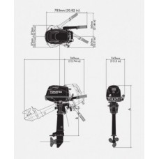 Лодочный мотор Tohatsu MFS6D SS