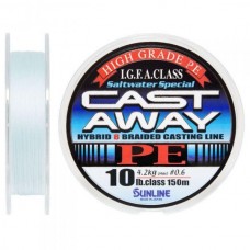 Шнур Sunline Cast Away PE 150 m 0.128 mm 4.5 kg (1658.00.74 60091236)