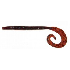 Силикон Big Bite Baits Kriet tail worm 6" Red Bug 10 шт (1838.02.22)