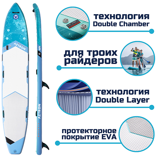 SUP доска для группы людей Aztron Galaxie Multi-Person 16.0 iSUP в lodka5.com.ua
