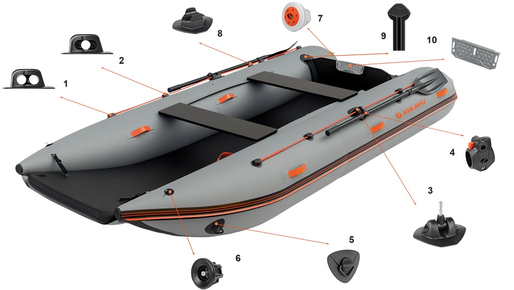 Catamaran accessories Kolibri Sea Cat (KM-380SM)