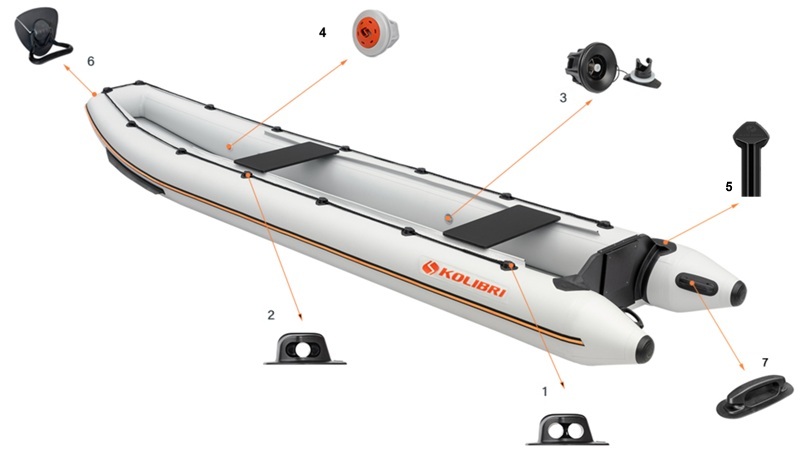 Canoe accessories Kolibri KM-460C